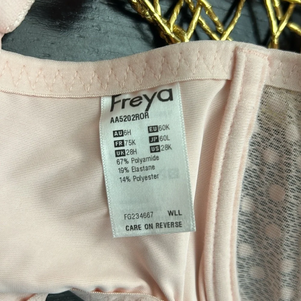 NWOT Freya Women's Starlight Underwire Side Support Bra Size 28K - Picture 6 of 6